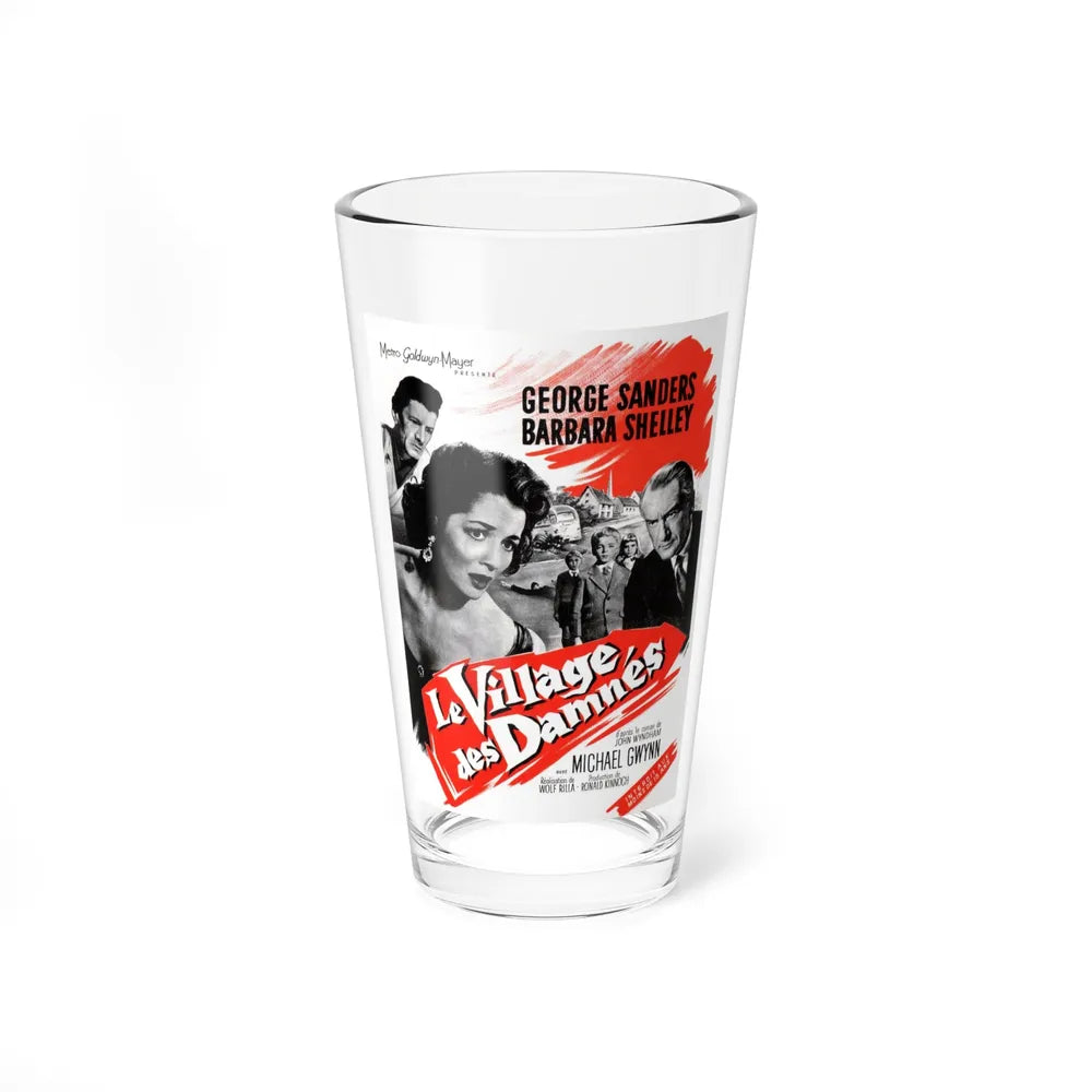 VILLAGE OF THE DAMNED (3) 1960 Movie Poster - Pint Glass 16oz-16oz-Go Mug Yourself