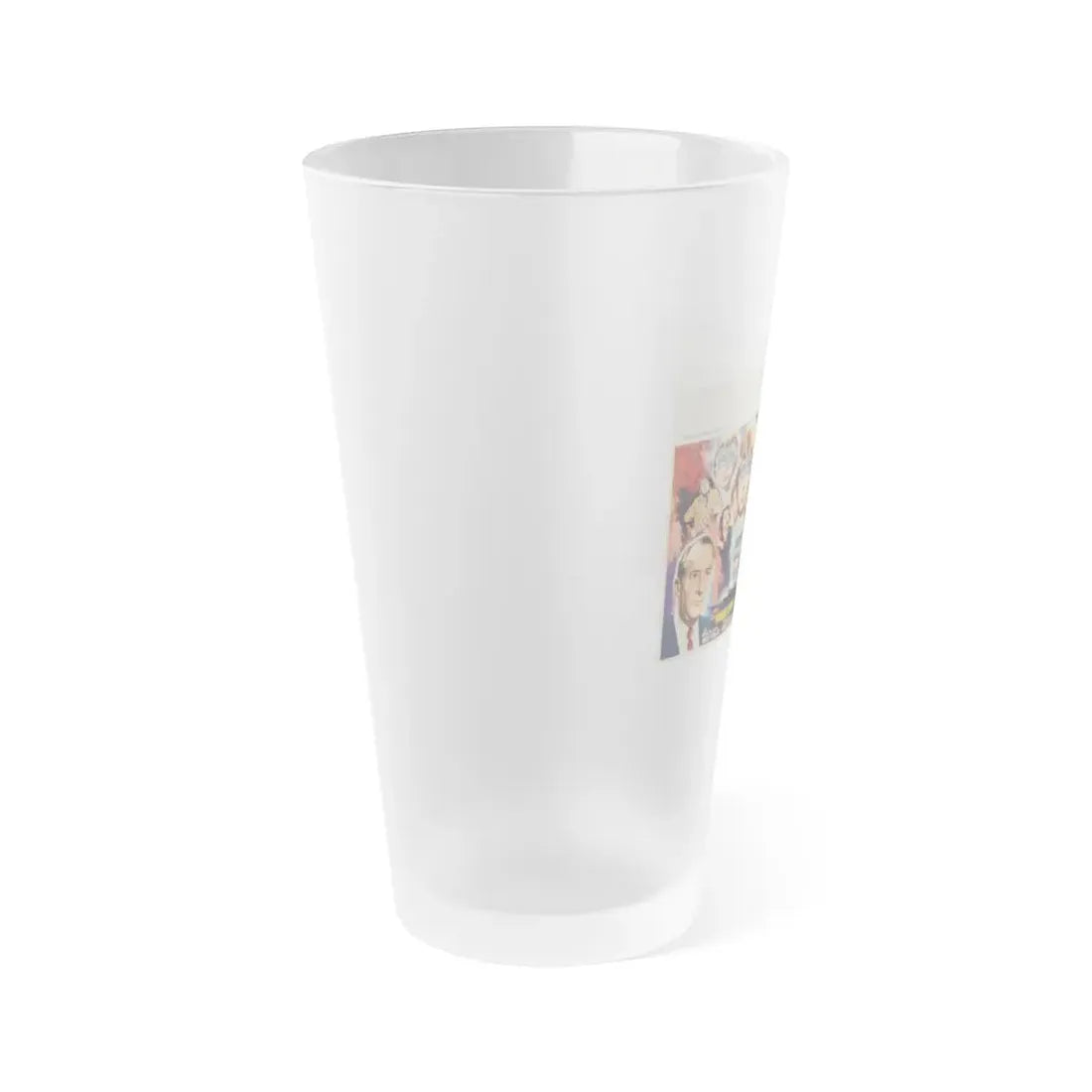 VILLAGE OF THE DAMNED (BELGIAN) 1960 Movie Poster - Frosted Pint Glass 16oz - Go Mug Yourself