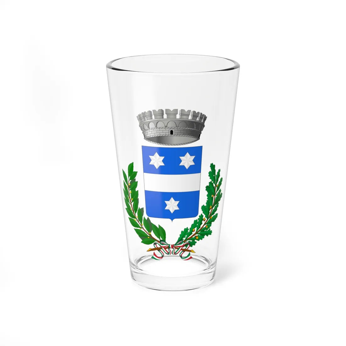 Villanova di Camposampiero-Stemma (Italy) (Coat of Arms) Pint Glass 16oz 16oz - Go Mug Yourself
