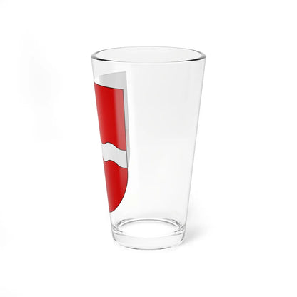 Villars-Tiercelin-coat of arms (Switzerland) (Coat of Arms) Pint Glass 16oz - Go Mug Yourself