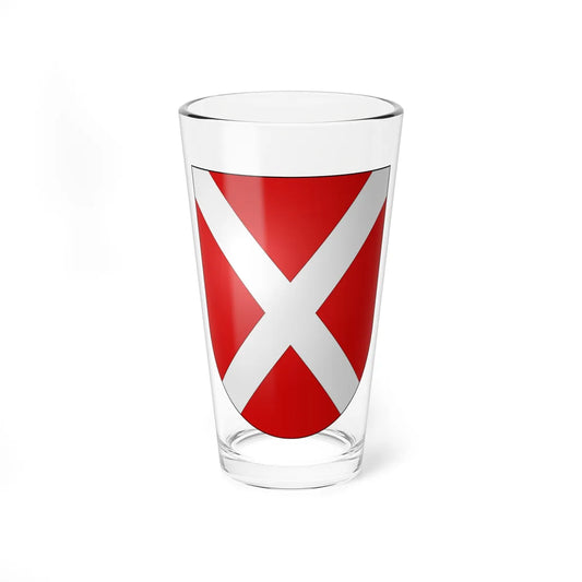 Villaz-St-Pierre-coat of arms (Switzerland) (Coat of Arms) Pint Glass 16oz 16oz - Go Mug Yourself