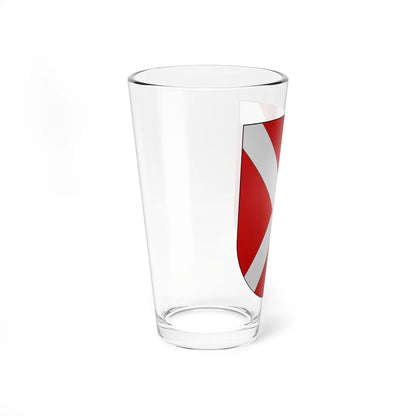 Villaz-St-Pierre-coat of arms (Switzerland) (Coat of Arms) Pint Glass 16oz - Go Mug Yourself