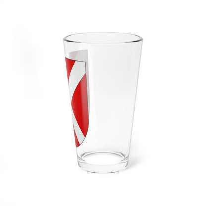 Villaz-St-Pierre-coat of arms (Switzerland) (Coat of Arms) Pint Glass 16oz - Go Mug Yourself