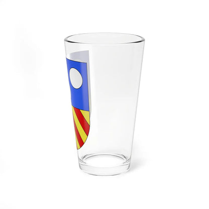 Villeneuve-coat of arms (Switzerland) (Coat of Arms) Pint Glass 16oz - Go Mug Yourself