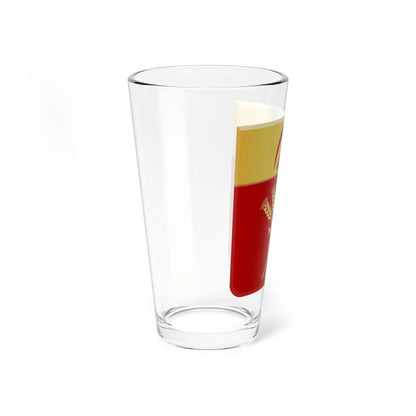 Villers-le-Bouillet wapen (Belgium) (Coat of Arms) Pint Glass 16oz - Go Mug Yourself