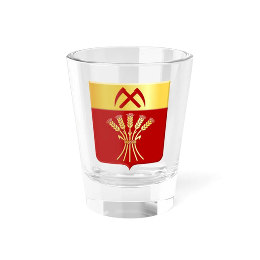 Villers-le-Bouillet wapen (Belgium) (Coat of Arms) Shot Glass 1.5oz 1.5oz - Go Mug Yourself