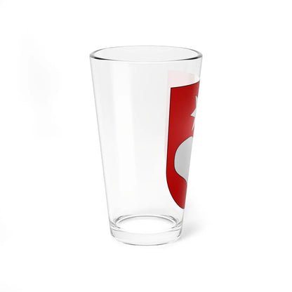 Villiers-coat of arms (Switzerland) (Coat of Arms) Pint Glass 16oz - Go Mug Yourself