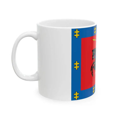 Vilnius County flag (Lithuania) White Coffee Mug - Go Mug Yourself