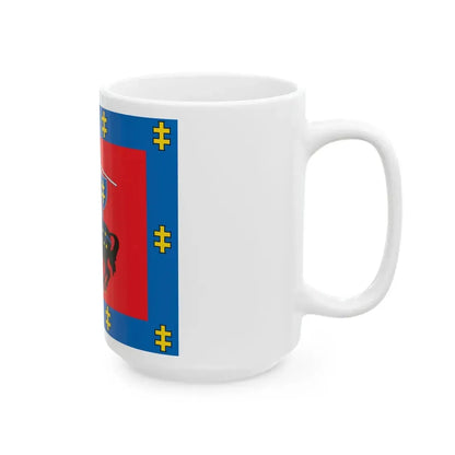 Vilnius County flag (Lithuania) White Coffee Mug - Go Mug Yourself
