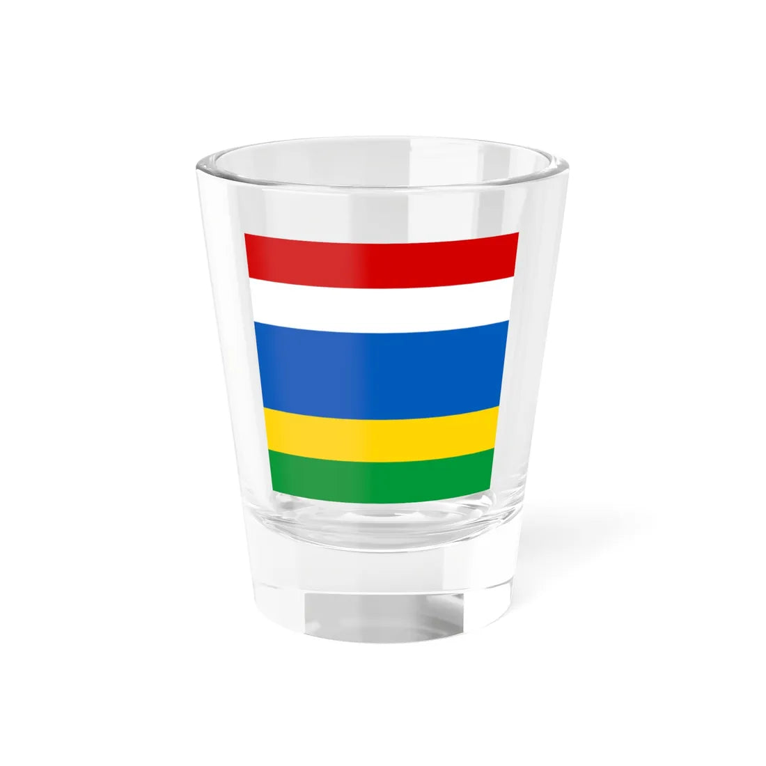 Vilshanka flag (Ukraine) Shot Glass 1.5oz 1.5oz - Go Mug Yourself