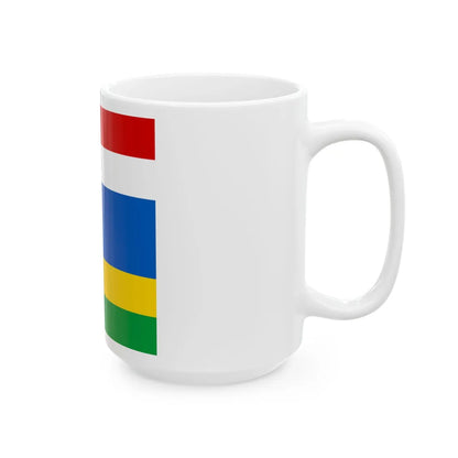 Vilshanka flag (Ukraine) White Coffee Mug - Go Mug Yourself