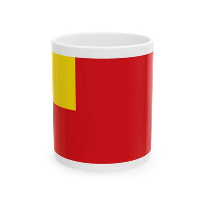 VilvoordeVlag (Belgium) White Coffee Mug 11oz - Go Mug Yourself
