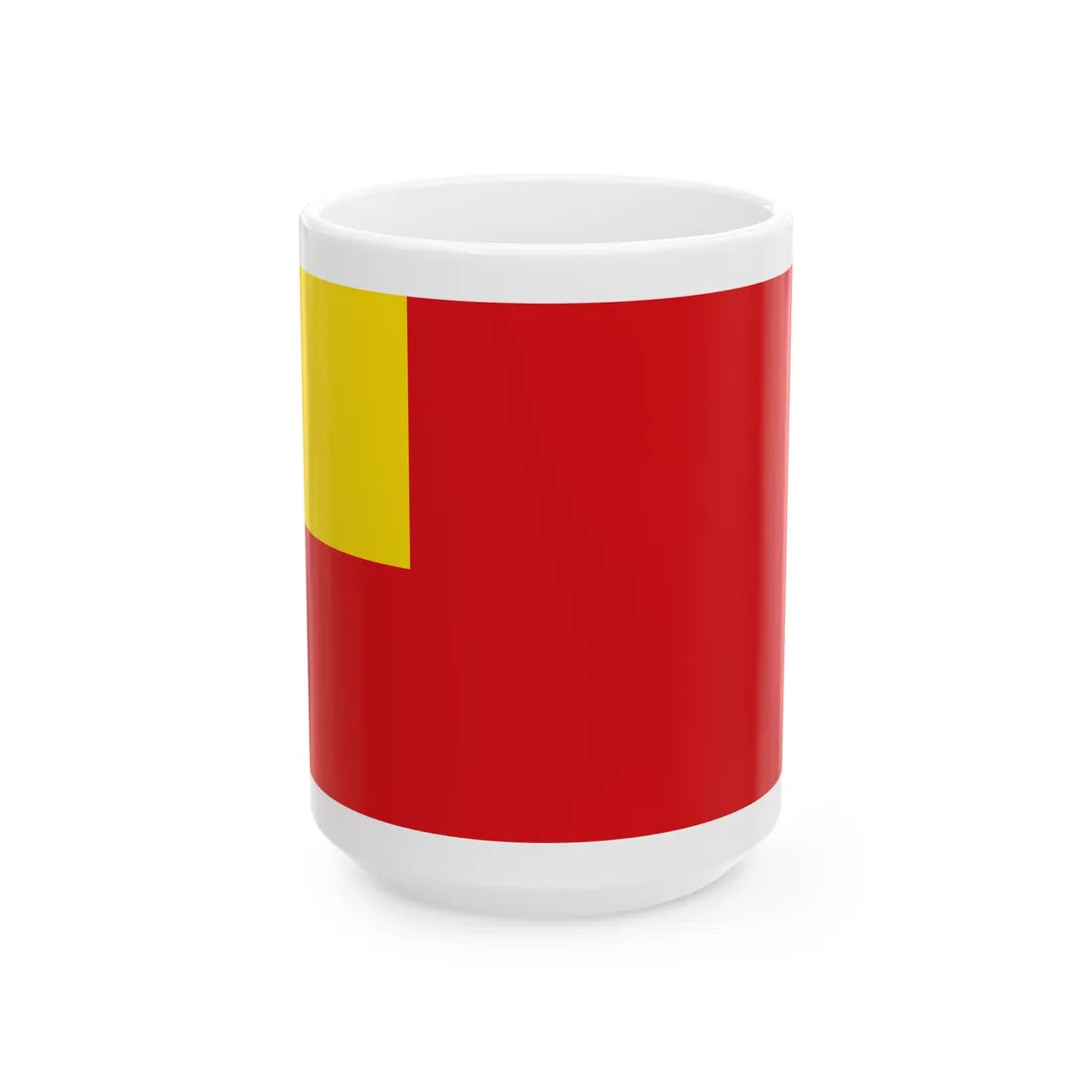 VilvoordeVlag (Belgium) White Coffee Mug 15oz - Go Mug Yourself
