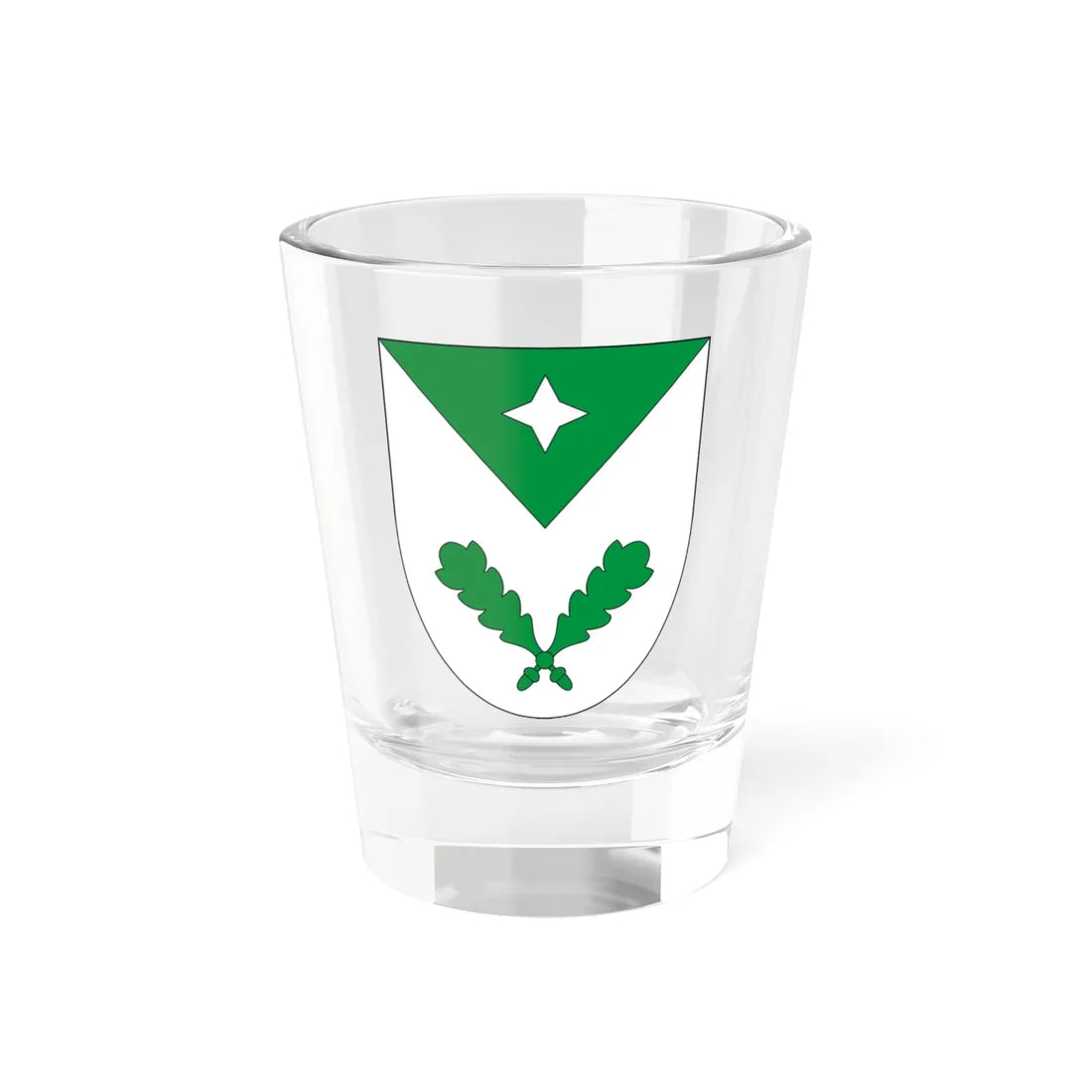 Vinni valla vapp (Estonia) (Coat of Arms) Shot Glass 1.5oz 1.5oz - Go Mug Yourself