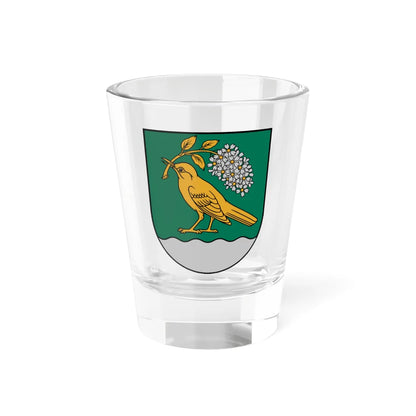 Viļānu novads COA (Latvia) (Coat of Arms) Shot Glass 1.5oz 1.5oz - Go Mug Yourself