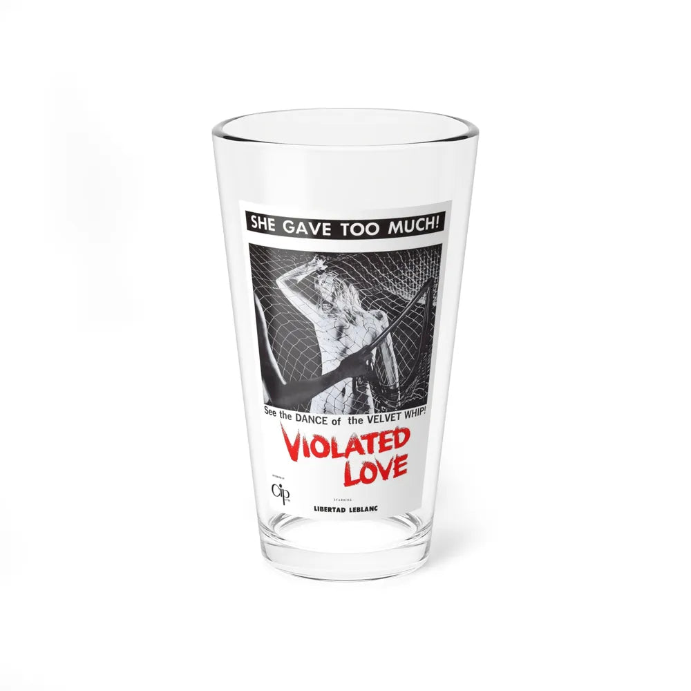 VIOLATED LOVE 1963 Movie Poster - Pint Glass 16oz-16oz-Go Mug Yourself