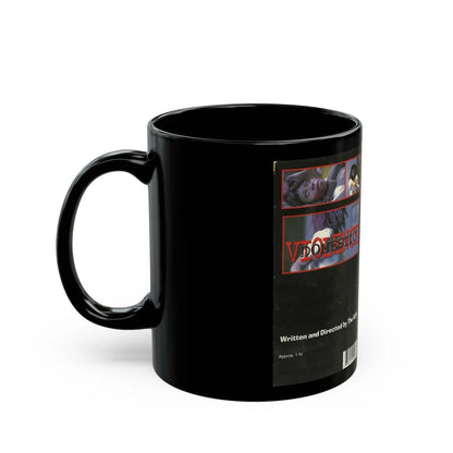 VIOLENCE DOMESTIC (VHS COVER) - Black Coffee Mug-Go Mug Yourself