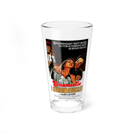 VIOLENCE IN A WOMEN'S PRISON (DANISH) 1982 Movie Poster - Pint Glass 16oz-16oz-Go Mug Yourself