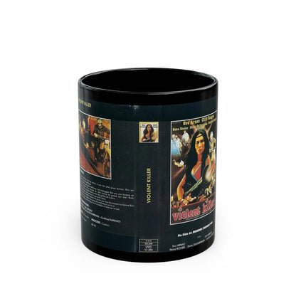 VIOLENT KILLER (VHS COVER) - Black Coffee Mug-11oz-Go Mug Yourself