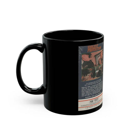 VIOLENT PROTECTION (VHS COVER) - Black Coffee Mug-Go Mug Yourself