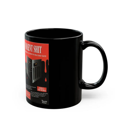 VIOLENT SHIT (VHS COVER) - Black Coffee Mug-Go Mug Yourself