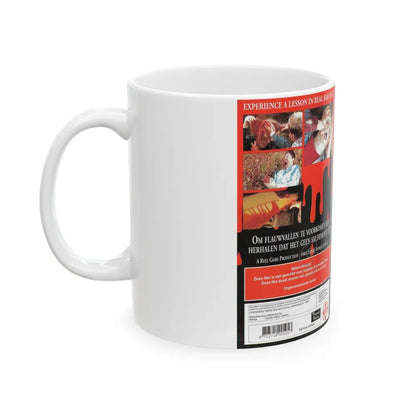 VIOLENT SHIT (VHS COVER) - White Coffee Mug-Go Mug Yourself