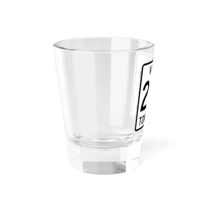 Violet Township Route 227 Fairfield County Ohio (Ohio) (Road Sign) Shot Glass 1.5oz - Go Mug Yourself