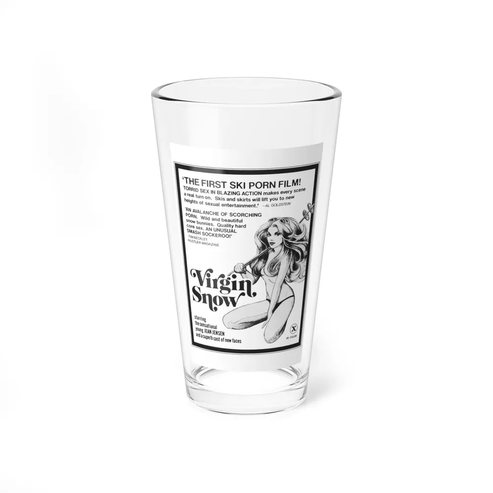 VIRGIN SNOW 1976 Movie Poster - Pint Glass 16oz-16oz-Go Mug Yourself