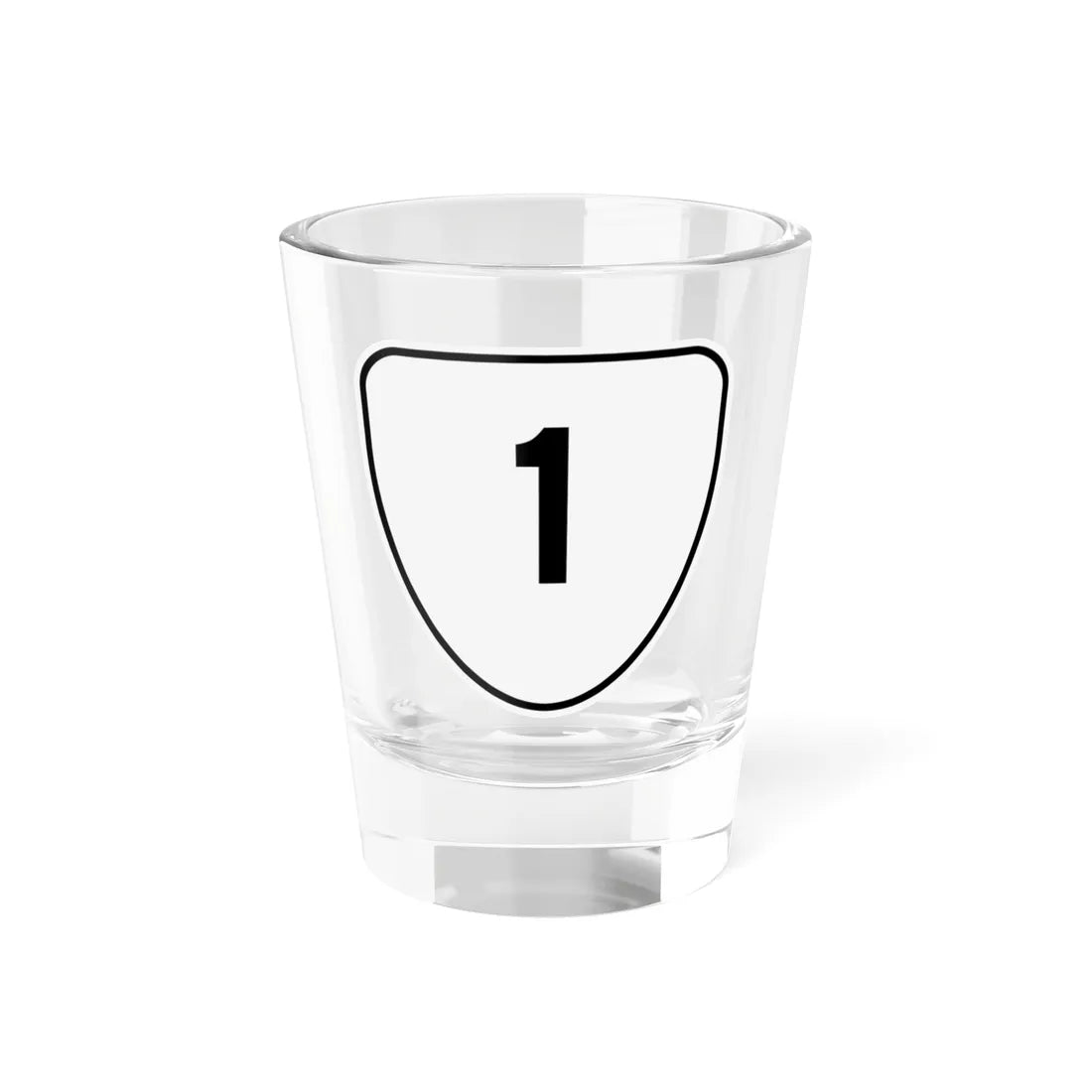 Virginia 1 1956 (Virginia) (Road Sign) Shot Glass 1.5oz 1.5oz - Go Mug Yourself