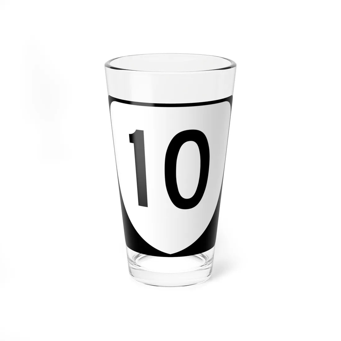 Virginia 10 (Virginia) (Road Sign) Pint Glss 16oz 16oz - Go Mug Yourself