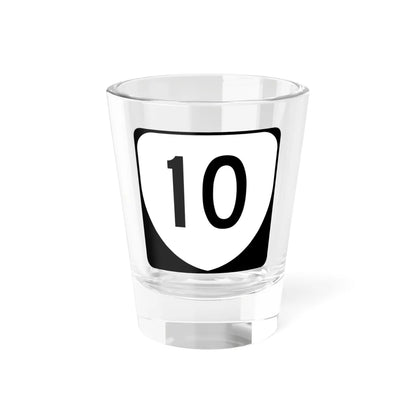 Virginia 10 (Virginia) (Road Sign) Shot Glass 1.5oz 1.5oz - Go Mug Yourself
