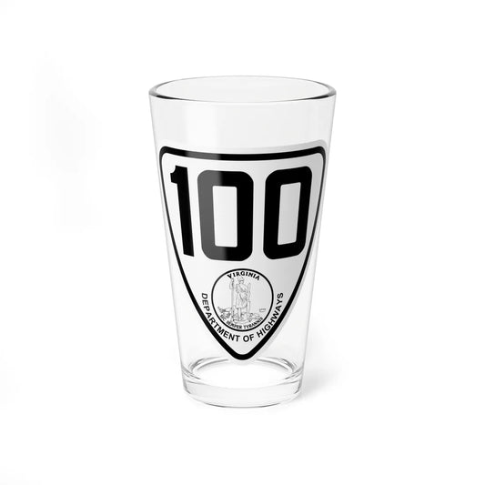 Virginia 100 1924 (Virginia) (Road Sign) Pint Glass 16oz 16oz - Go Mug Yourself
