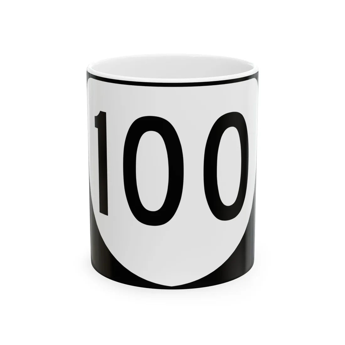 Virginia 100 (Virginia) (Road Sign) White Coffee Mug 11oz - Go Mug Yourself