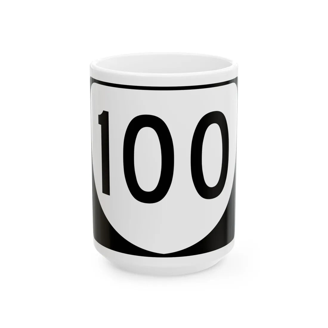 Virginia 100 (Virginia) (Road Sign) White Coffee Mug 15oz - Go Mug Yourself