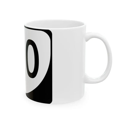 Virginia 100 (Virginia) (Road Sign) White Coffee Mug - Go Mug Yourself