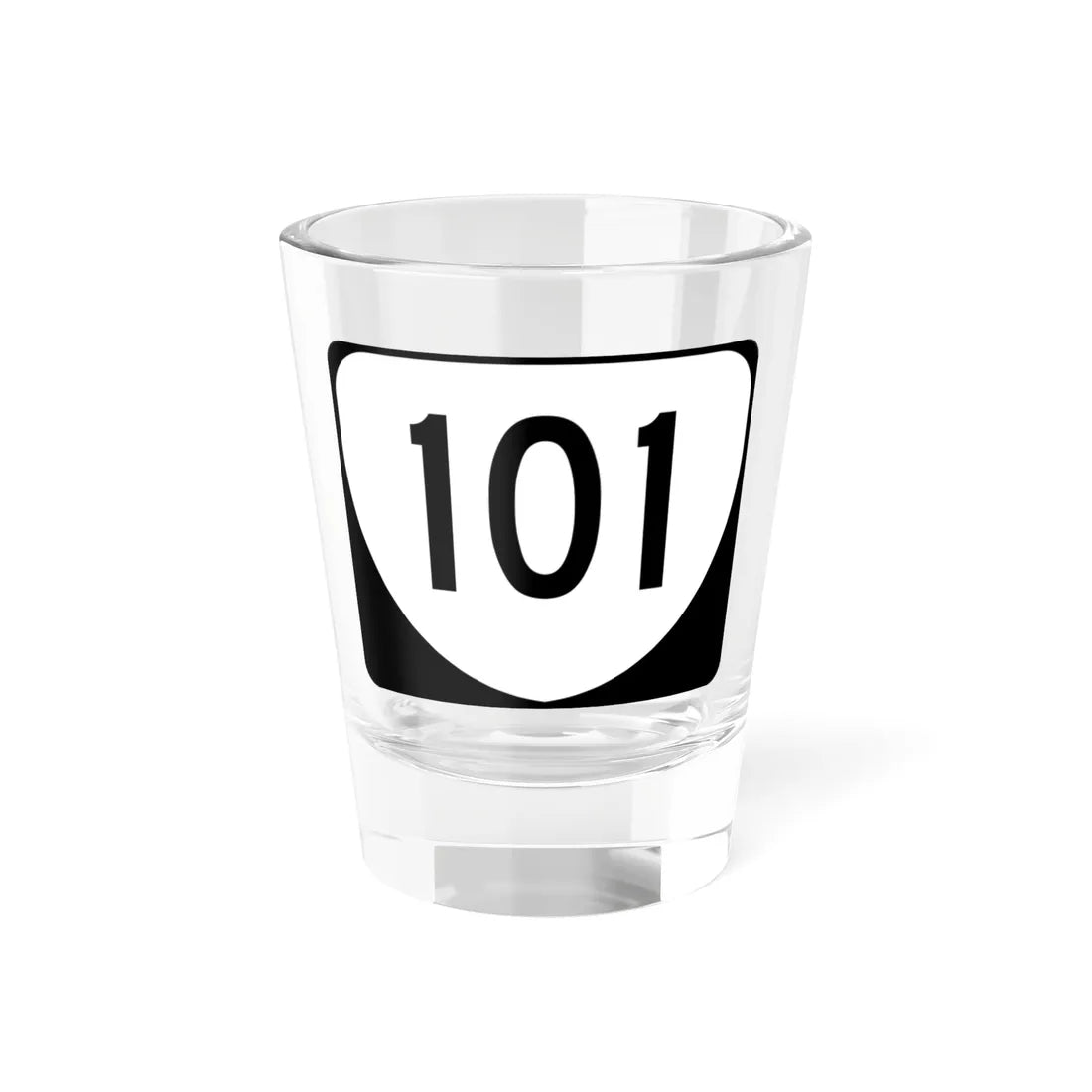Virginia 101 (Virginia) (Road Sign) Shot Glass 1.5oz 1.5oz - Go Mug Yourself
