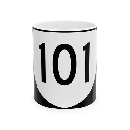 Virginia 101 (Virginia) (Road Sign) White Coffee Mug 11oz - Go Mug Yourself