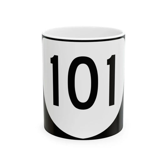 Virginia 101 (Virginia) (Road Sign) White Coffee Mug 11oz - Go Mug Yourself