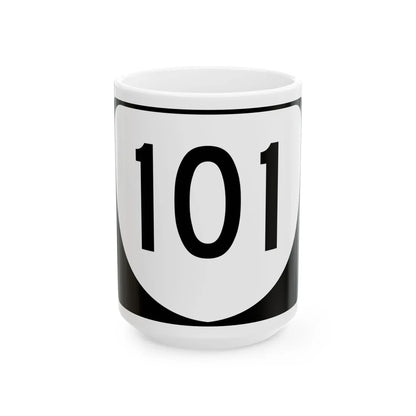 Virginia 101 (Virginia) (Road Sign) White Coffee Mug 15oz - Go Mug Yourself