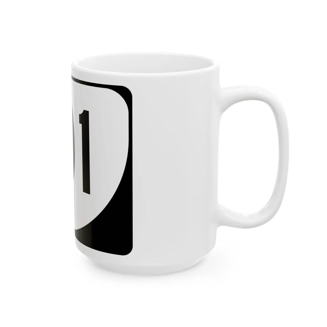 Virginia 101 (Virginia) (Road Sign) White Coffee Mug - Go Mug Yourself