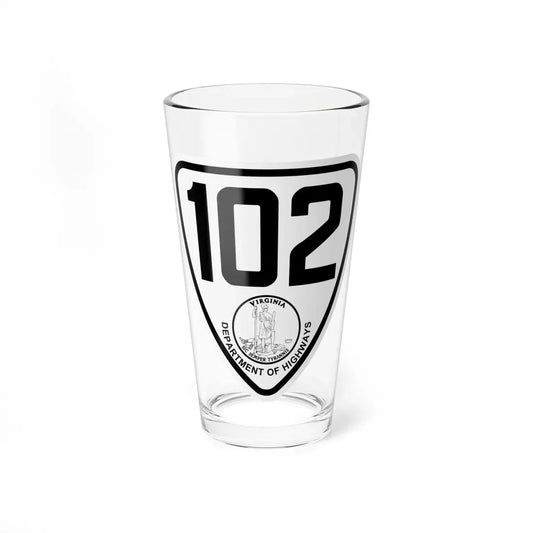 Virginia 102 1924 (Virginia) (Road Sign) Pint Glass 16oz 16oz - Go Mug Yourself