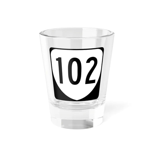 Virginia 102 1980 (Virginia) (Road Sign) Shot Glass 1.5oz 1.5oz - Go Mug Yourself