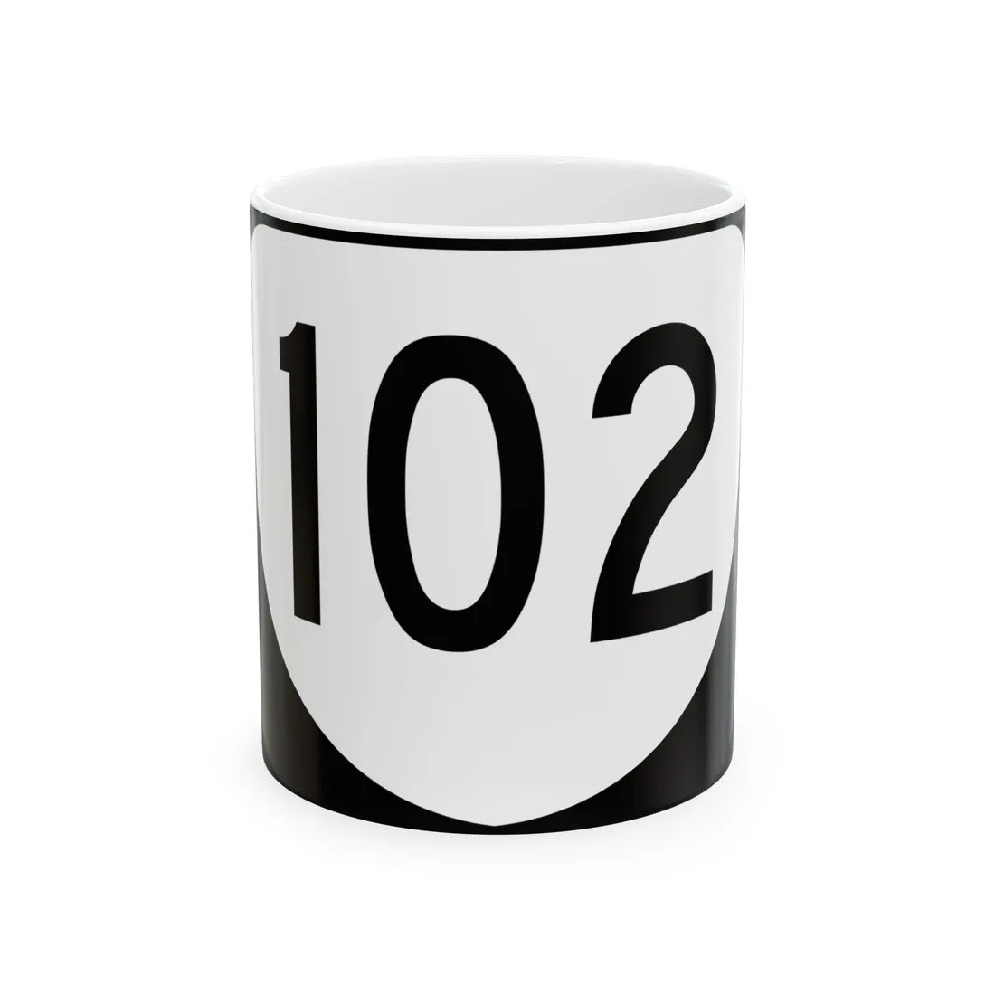 Virginia 102 (Virginia) (Road Sign) White Coffee Mug 11oz - Go Mug Yourself