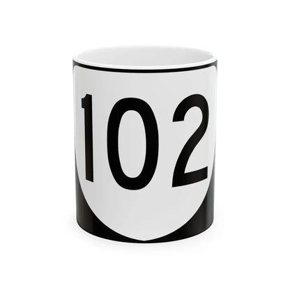 Virginia 102 (Virginia) (Road Sign) White Coffee Mug 11oz - Go Mug Yourself