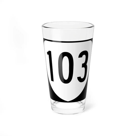 Virginia 103 1980 (Virginia) (Road Sign) Pint Glass 16oz 16oz - Go Mug Yourself