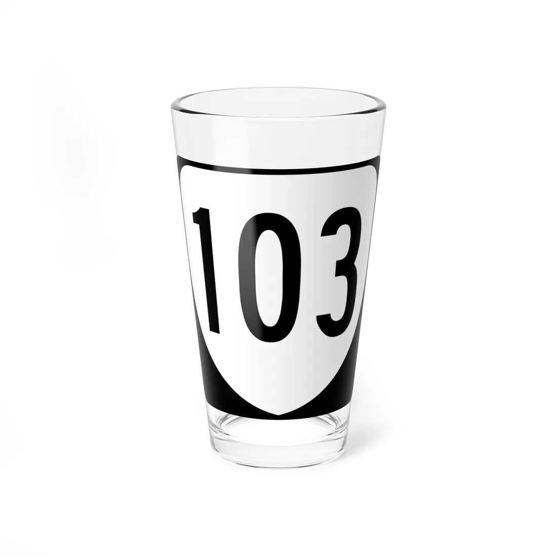 Virginia 103 1980 (Virginia) (Road Sign) Pint Glss 16oz 16oz - Go Mug Yourself