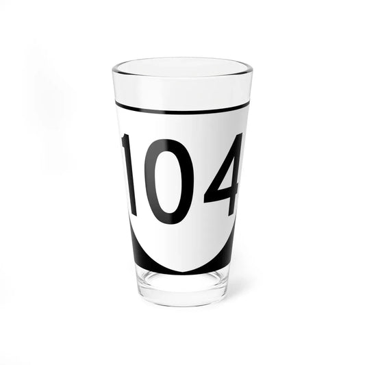 Virginia 104 (Virginia) (Road Sign) Pint Glass 16oz 16oz - Go Mug Yourself