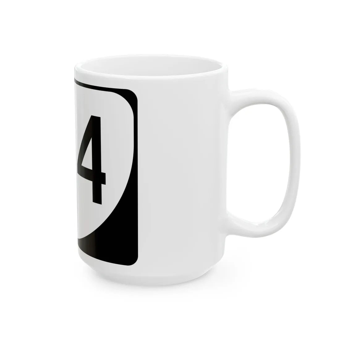 Virginia 104 (Virginia) (Road Sign) White Coffee Mug - Go Mug Yourself