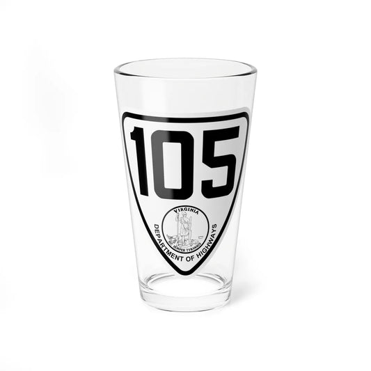 Virginia 105 1924 (Virginia) (Road Sign) Pint Glss 16oz 16oz - Go Mug Yourself