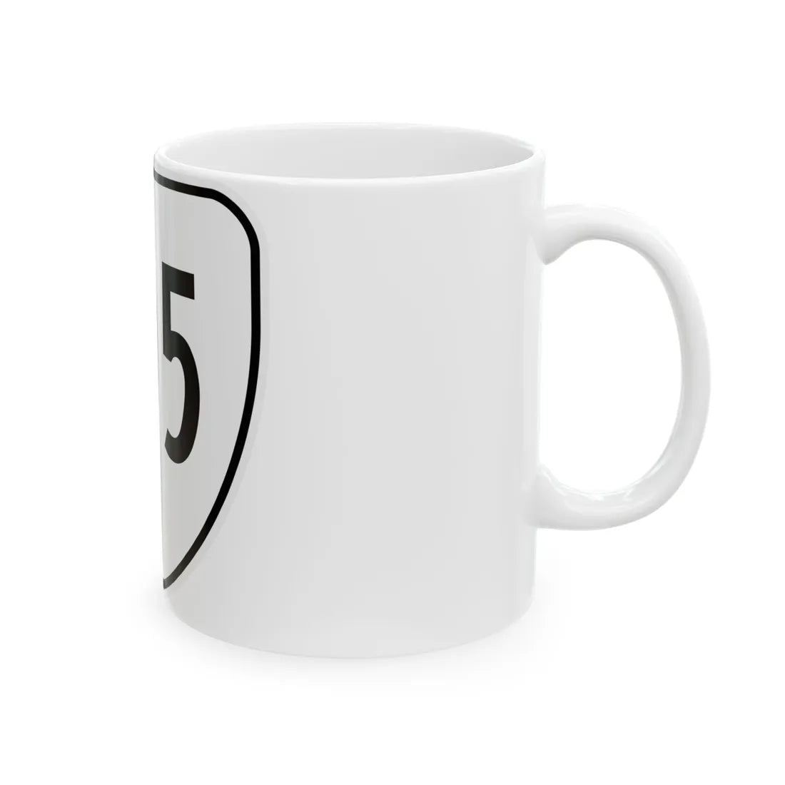 Virginia 105 1956 (Virginia) (Road Sign) White Coffee Mug - Go Mug Yourself